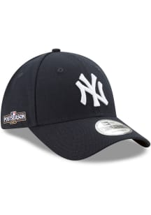 New Era New York Yankees Game 2024 Postseason Side Patch 9FORTY Adjustable Hat - Navy Blue