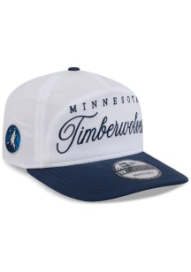 New Era Minnesota Timberwolves 2025 NBA Draft Golfer Adjustable Hat - White