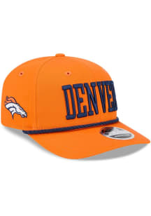 New Era Denver Broncos 9SEVENTY Cotton Stretch Snap Adjustable Hat - Orange
