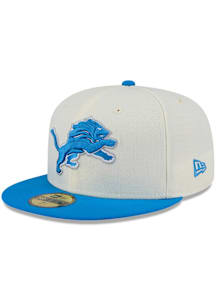 New Era Detroit Lions Mens White 2T Evergreen 59FIFTY Fitted Hat