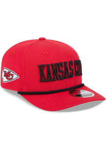 New Era Kansas City Chiefs 9SEVENTY Cotton Stretch Snap Adjustable Hat - Red