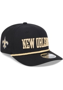 New Era New Orleans Saints 9SEVENTY Cotton Stretch Snap Adjustable Hat -