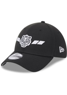 New Era Detroit Tigers Mens Black 2024 MLB City Connect Black and White 39THIRTY Flex Hat