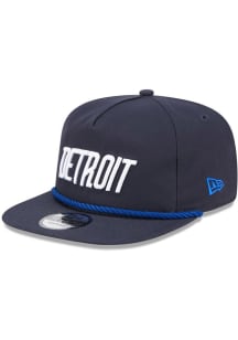 New Era Detroit Tigers Navy Blue City Connect Rope Golfer Trucker Mens Snapback Hat
