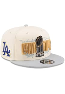 New Era Los Angeles Dodgers White 2024 World Series Champions Parade 9FIFTY Mens Snapback Hat