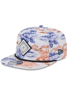 New Era Houston Astros White Printed Golfer Mens Snapback Hat