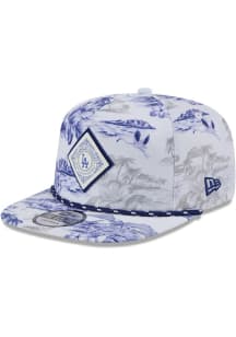 New Era Los Angeles Dodgers Blue Printed Golfer Mens Snapback Hat