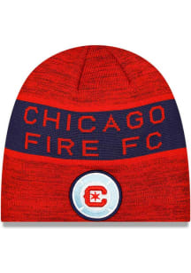 New Era Chicago Fire Red 2025 Kick Off Beanie Mens Knit Hat