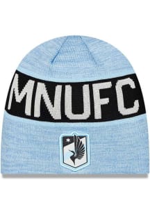 New Era Minnesota United FC Light Blue 2025 Kick Off Beanie Mens Knit Hat