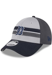 New Era Detroit Tigers 2025 Batting Practice Stretch  9FORTY Adjustable Hat - Grey