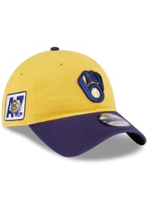 New Era Milwaukee Brewers 2025 Spring Training 9TWENTY Adjustable Hat - Yellow