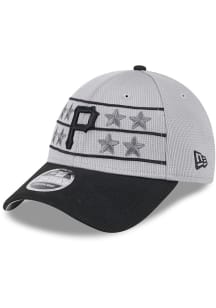 New Era Pittsburgh Pirates 2025 Batting Practice Stretch  9FORTY Adjustable Hat - Grey