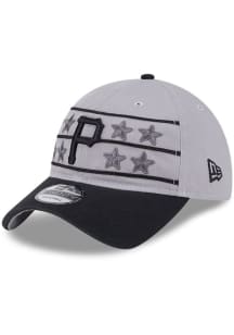 New Era Pittsburgh Pirates 2025 Batting Practice 9TWENTY Adjustable Hat - Grey