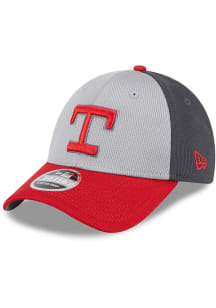 New Era Texas Rangers 2025 Batting Practice Stretch  9FORTY Adjustable Hat - Grey