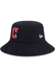 New Era Cleveland Guardians Navy Blue 2025 Spring Training Mens Bucket Hat
