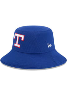 New Era Texas Rangers Blue 2025 Spring Training Mens Bucket Hat