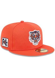 New Era Detroit Tigers Mens Orange 2025 Spring Training 59FIFTY Fitted Hat