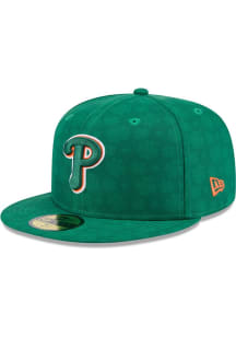 New Era Philadelphia Phillies Mens Green 2025 St Patricks Day 59FIFTY Fitted Hat