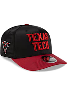 New Era Texas Tech Red Raiders 2T Satin 9SEVENTY Stretch Snap Adjustable Hat - Red