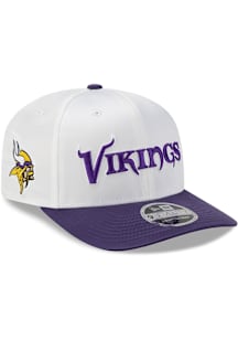 New Era Minnesota Vikings 2T Satin 9SEVENTY Stretch Snap Adjustable Hat - Purple