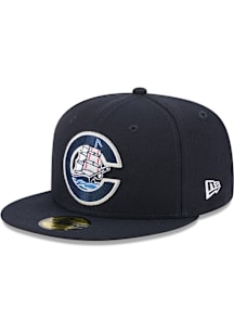 New Era Columbus Clippers Mens Navy Blue 2025 Theme Night 59FIFTY Fitted Hat