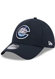 New Era Columbus Clippers Mens Navy Blue 2025 Theme Night 39THIRTY Flex Hat