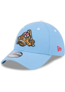 New Era Louisville Bats Mens Light Blue 2025 Theme Night 39THIRTY Flex Hat