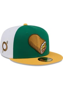 New Era Omaha Storm Chasers Mens Green 2025 Theme Night 59FIFTY Fitted Hat
