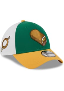 New Era Omaha Storm Chasers Mens Green 2025 Theme Night 39THIRTY Flex Hat