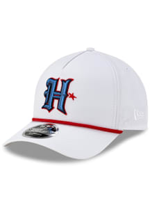 New Era Houston Texans Rope 9FORTY M CROWN Adjustable Hat - White