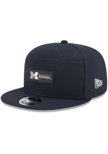 Michigan Wolverines New Era 25 COLFB SL 950SP Mens Snapback - Blue