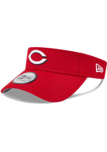 New Era Cincinnati Reds Mens Red 2025 Spring Training Adjustable Visor