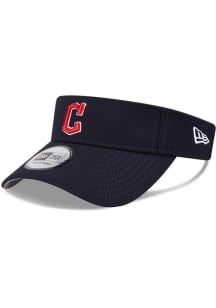 New Era Cleveland Guardians Mens Navy Blue 2025 Spring Training Adjustable Visor