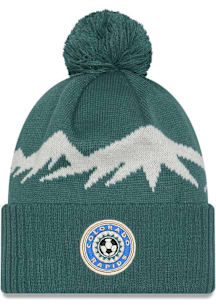 New Era Colorado Rapids Green 2025 3rd Jersey Cuff Pom Mens Knit Hat