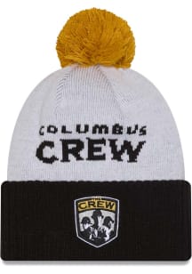 New Era Columbus Crew White 2025 3rd Jersey Cuff Pom Mens Knit Hat