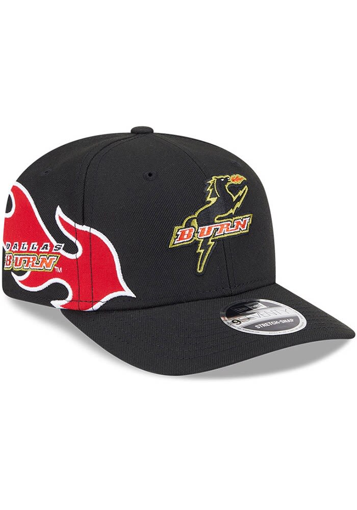 Current☆23SS SPORTY SYMBOL BALL CAP New Era FC Dallas BLACK 2025 3rd Jersey Stretch 9SEVENTY