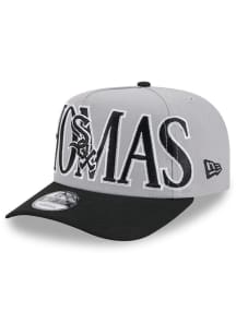 New Era Chicago White Sox Grey Player Name Number CH A Frame 9FIFTY Mens Snapback Hat