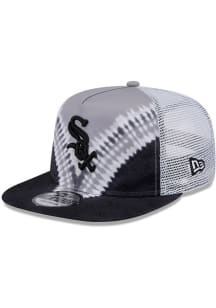 New Era Chicago White Sox Grey Dye Golfer Trucker Mens Snapback Hat