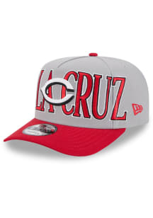 New Era Cincinnati Reds Grey Player Name Number CH A Frame 9FIFTY Mens Snapback Hat