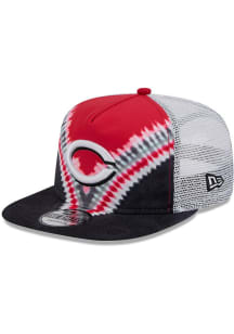 New Era Cincinnati Reds Red Dye Golfer Trucker Mens Snapback Hat