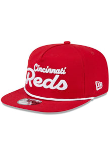 New Era Cincinnati Reds Red Team Text Golfer Mens Snapback Hat