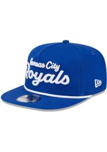 New Era Kansas City Royals Blue Team Text Golfer Mens Snapback Hat