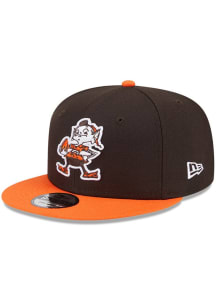 New Era Cleveland Browns Brown Evergreen 2T 9FIFTY Mens Snapback Hat