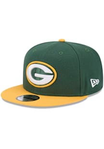 New Era Green Bay Packers Green Evergreen 2T 9FIFTY Mens Snapback Hat
