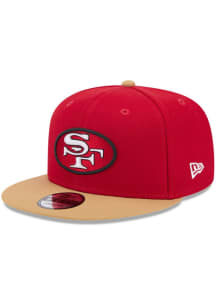 New Era San Francisco 49ers Red Evergreen 2T 9FIFTY Mens Snapback Hat