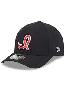 New Era Indianapolis Indians Player Replica M Crown 9FORTY Adjustable Hat - Black