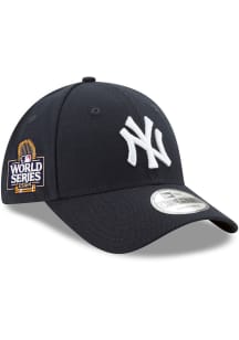 New Era New York Yankees Navy Blue Game 2024 World Series Side Patch JR 9FORTY Youth Adjustable Ha..