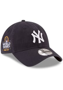 New Era New York Yankees Home 2024 World Series Side Patch 9TWENTY Adjustable Hat - Navy Blue