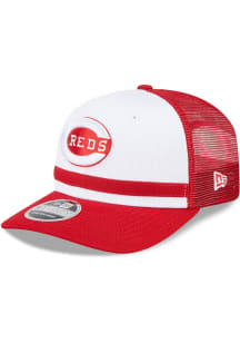 New Era Cincinnati Reds 2025 Batting Practice Stretch  9SEVENTY Adjustable Hat - White