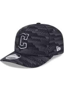 New Era Cleveland Guardians 2025 Clubhouse Alt Stretch 9SEVENTY Adjustable Hat - Black